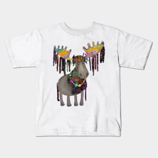 Boho Moose Kids T-Shirt
